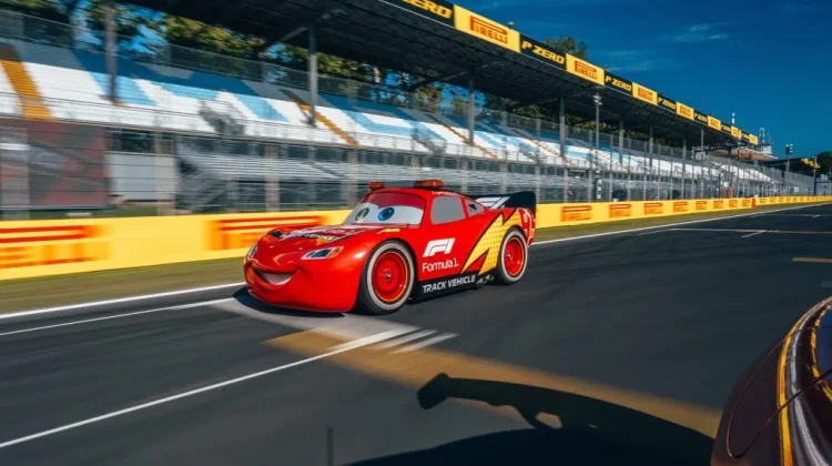 Lightning McQueen Hadir di Sirkuit Monza