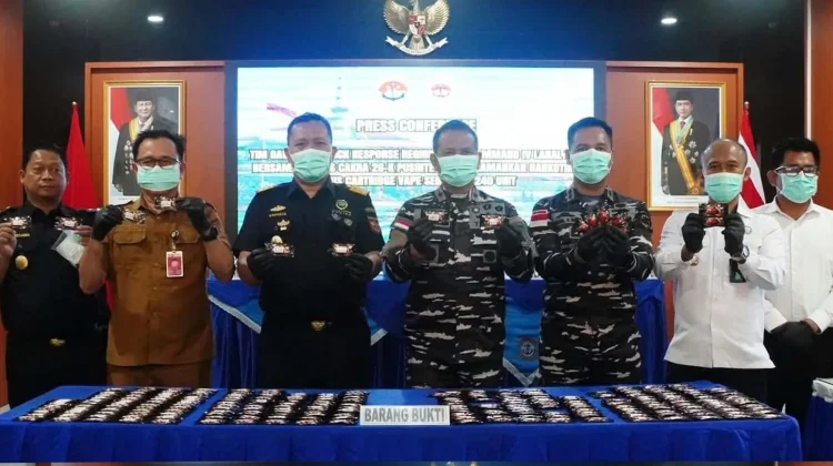 Kodaeral IV: TNI AL Amankan 240 Cartridge Vape Etomidate di Perairan Karimun