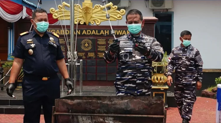 Kodaeral IV: TNI AL Amankan 240 Cartridge Vape Etomidate di Perairan Karimun