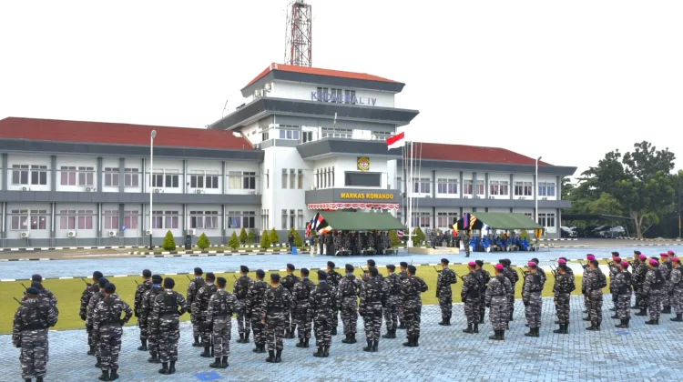 Kodaeral IV Gelar Apel Siaga dan Tasyakuran Hari Jadi ke-81 TNI AL