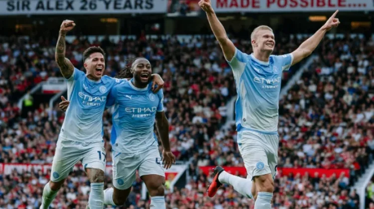 Haaland Bawa Manchester City Menang 1-0 atas MU di Derby Manchester