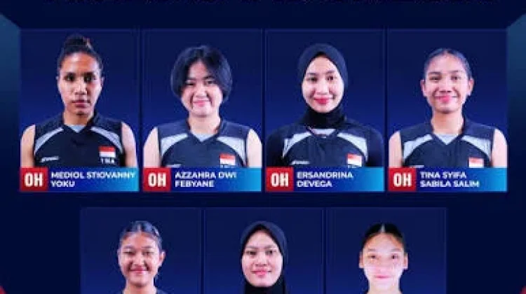 Daftar 12 Pemain Timnas Voli Putri Indonesia di Asian Games 2026