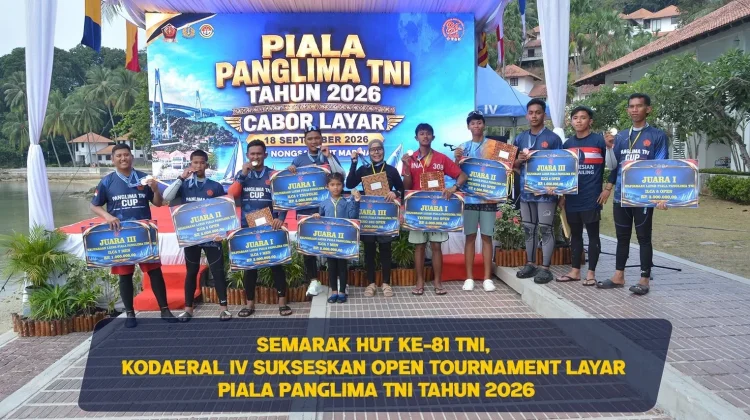 Kodaeral IV Dukung Kejuaraan Layar Piala Panglima TNI di Batam