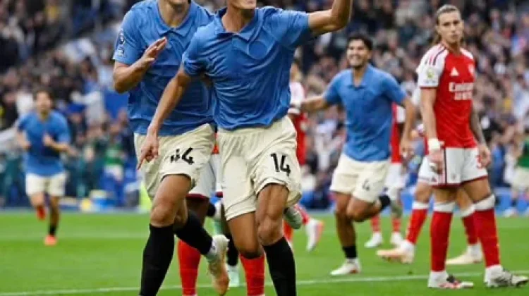 Arsenal Takluk dari Brighton, Dominasi Bola Berakhir Sia-sia