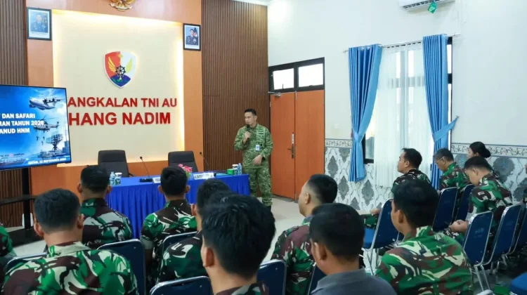 Lanud Hang Nadim Terima Wasev dan Safari Binpersman Spersau