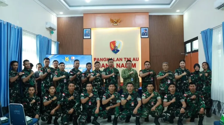 Lanud Hang Nadim Terima Wasev dan Safari Binpersman Spersau