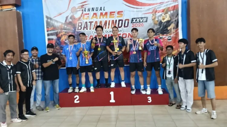 TEC dan Pegaunihan Raih Gelar Juara Badminton Batamindo Annual Games 2026