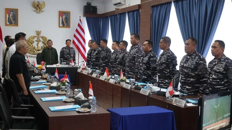 Komisi I DPR RI Bahas Penguatan Keamanan Maritim Bersama Kodaeral IV