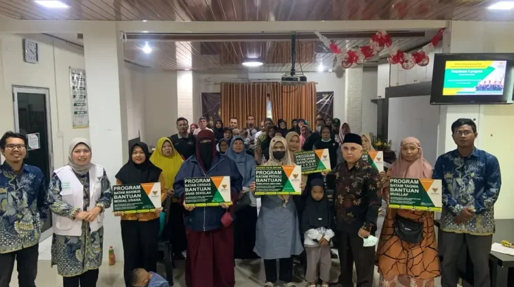 BAZNAS Batam Salurkan Bantuan Rp39 Juta kepada 34 Penerima