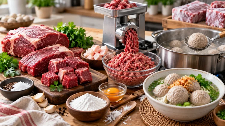Rahasia Bakso Kenyal, ternyata Ada pada Protein Daging