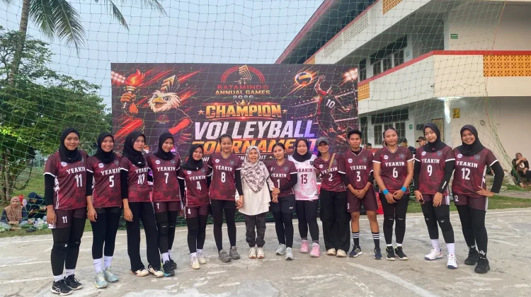 PT Yeakin Juara Voli Putri Annual Games Batamindo 2026, Taklukkan PT JMS 3-0