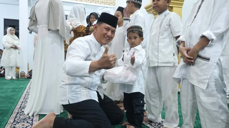 HUT ke-81 TNI, Kodaeral IV Gelar Pengajian dan Santuni 20 Anak Yatim