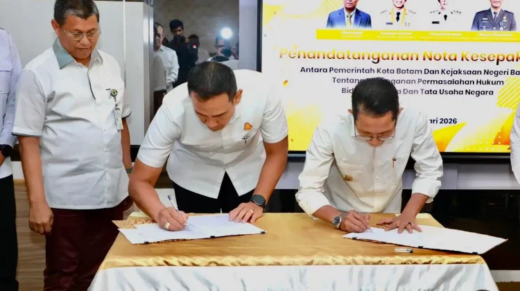 Wali Kota dan Kajari Batam Teken Kerja Sama
