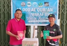 MTsN Karimun Terima Bantuan Wakaf Al-Qur'an dari BWA