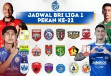Jadwal Pertandingan BRI Liga 1 Pekan Ke-22 Musim 2025/20RI