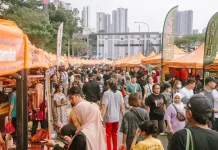 Bazar Ramadan Malaysia Ramai meski Harga Naik