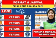 Jadwal Pertandingan Final Four Proliga Pekan- 1 Tahun 2026
