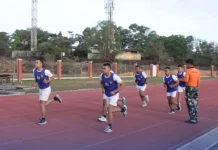 Casis Tamtama TNI AU Ikuti Tes Kesamaptaan Batam