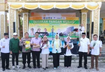 Dewi Ansar Hadiri Gerakan Pangan Murah jelang Ramadan