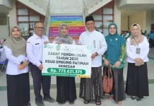 BAZNAS Batam Terima Zakat Penghasilan Rp773 Juta dari RSUD Embung Fatimah