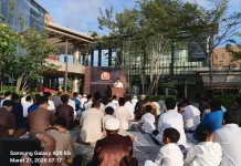 Orchard Park Gelar Shalat Idul Fitri Perdana, Perkuat Semangat Pembangunan Masjid