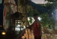 Tanpa Jeda, Polsek Batu Ampar Kembali Distribusikan Air Bersih