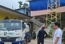 Hari ke-66 Penyaluran Air Bersih, Polsek Batu Ampar Konsisten Bantu Warga Terdampak