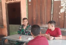 Babinsa Sekupang Ingatkan Wagrga Waspadai Kebakaran di Tengah Cuaca Panas