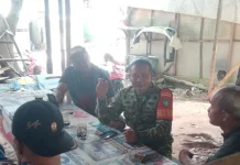 Babinsa Lubuk Baja Imbau Warga Batam Tingkatkan Kewaspadaan Keamanan dan Kebakar