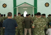 Kodim 0316/Batam Gelar Sholat Jumat Berjemaah Perkuat Spiritualitas