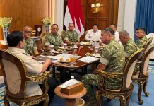 Prabowo Terima KSAD Bahas Program Strategis TNI AD