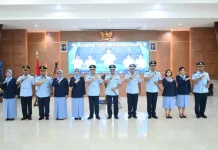 Sertijab Komandan Lanud Hang Nadim Berlangsung Khidmat
