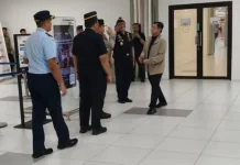 Danlanud Hang Nadim Sambut Dirjen Bea Cukai Batam