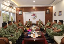 Dankodaeral IV Terima Kunjungan Kababinkum dan HAM