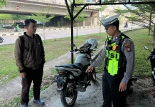 Polisi di Batam Tindak Knalpot Bising, Gunakan Tilang Elektronik Mobile