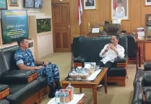 Danlanud Hang Nadim Perkuat Sinergi Dengan Pemko Batam