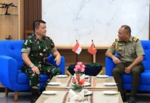 Gubernur AAU Perkuat Kerja Sama Militer Bersama Timor Leste