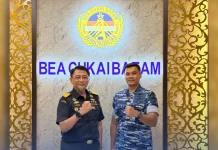 Lanud Hang Nadim Perkuat Sinergi Bersama Bea Cukai