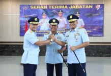 Danlanud HNM Hadiri Sertijab Pangkodau I Resmi