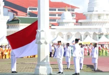 Lanud Hang Nadim Hadiri Upacara Hardiknas 2026