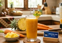 Khasiat Jus Wortel Campur Nanas