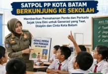 Satpol PP Batam Edukasi Pelajar lewat Sanjunglah Batam