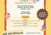 Hias Cup Cake Dapat Hadiah ! Ikut Yuk, Pendaftaran di Hotel Santika Batam