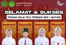 4 Siswa MIN Batam Raih Nilai Tertinggi Tes Kemampuan Akademik