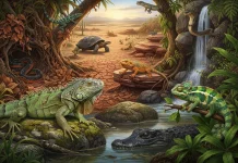 Habitat yang Baik Sangat Dibutuhkan untuk Reptil