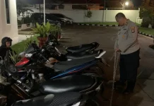Delapan Motor Diamankan dalam Patroli Antibalap Liar di Batam