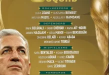 Aljazair Umumkan Skuad Piala Dunia 2026, Nabil Bentaleb Dipanggil Kembali