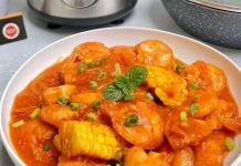 Resep Udang Saos Padang Ala Restoran Bumbu Rumahan