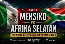 Prediksi Line Up Meksiko vs Afrika Selatan di Grup A Piala Dunia 2026