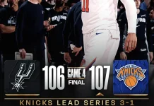 New York Knicks Berhasil Bangkit dari Tertinggal 29 Point